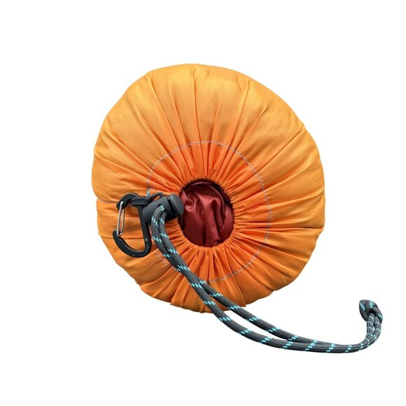 Rumpl Original Puffy Blanket 1-Person Orange/Purple Pyro Fade 52" X 75" - Picture 4 of 4